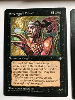 Stromgald Cabal X4 Ice Age LP Condition See Pics Front/Back - Image 2