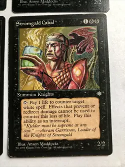 Stromgald Cabal X4 Ice Age LP Condition See Pics Front/Back - Image 4