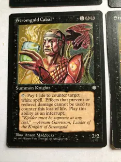 Stromgald Cabal X4 Ice Age LP Condition See Pics Front/Back - Image 5