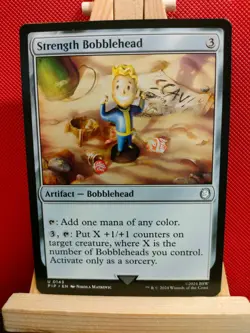 Strength Bobblehead - Fallout - Uncommon - NM (See Pics) MTG - Image 1