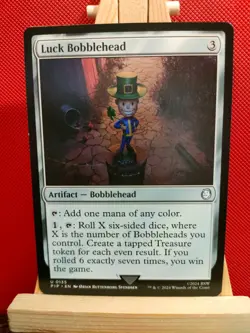 Luck Bobblehead - Fallout - Uncommon - NM (See Pics) MTG - Image 1