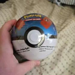 Pokemon TCG Great Ball Tin Sealed With 3 Boosters - Image 1