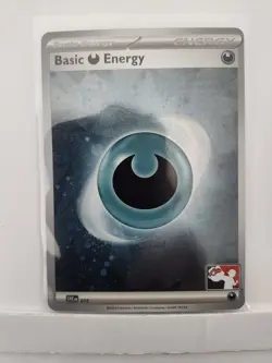 Pokemon TCG Scarlet & Violet Dark Basic Energy Prize Pack Series 7 Swirls 4 Rare - Image 3