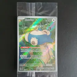 Pokemon TCG Snorlax SVP 051 Sealed 151 Black Star Promo NM - Image 1