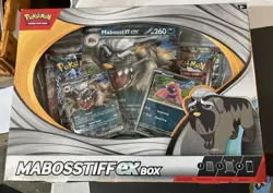 Pokemon Mabosstiff EX Box TCG W/ 4 Boosters New Factory Sealed - Image 1