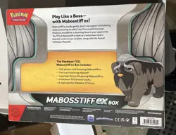 Pokemon Mabosstiff EX Box TCG W/ 4 Boosters New Factory Sealed - Image 2