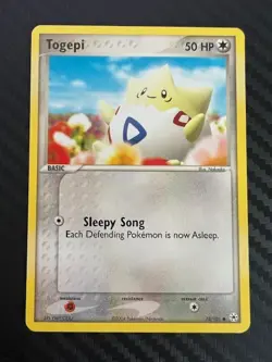 Pokemon TCG Togepi 78/101 Common EX Hidden Legends NM - Image 1
