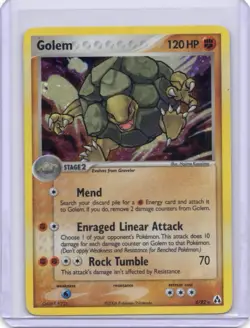 2006 Pokemon Golem EX Legend Maker Holo Rare 6/92 - Image 1