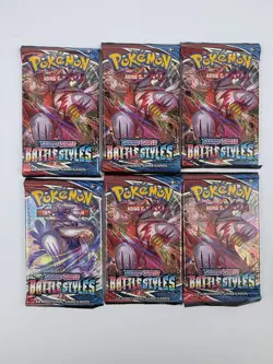 6x Battle Styles Booster Pack Pokemon Sword Shield SWSH New Sealed English 820650808180 - Image 1