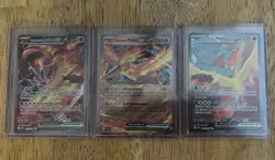 Pokemon Team Rocket's Moltres ex Destined Rivals Stamped UPC Promo Set - Image 1