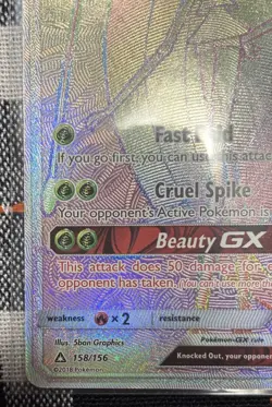 2018 Sun & Moon - Ultra Prism Pheromosa-GX Basic/Secret Rare Rainbow #158 - Image 4