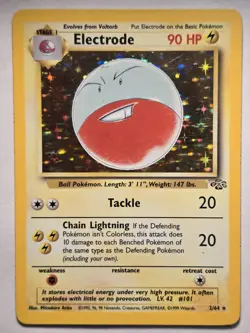 Electrode Holographic Jungle Moderately Played 2/64 Pokemon Tcg - Image 3