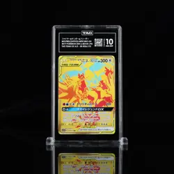 2019 Pokemon Japanese Tag All Stars Moltres Zapdos Articuno GX Gold 226 TAG 10 - Image 1
