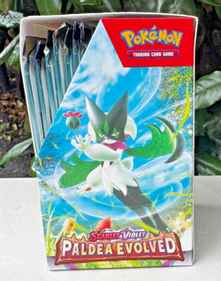 Pokemon Paldea Evolved Half Booster Box - 18 Booster Packs - un-sealed - Image 4