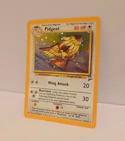 Pidgeot - 14/130 Base Set 2 Holo Rare - NM - Pokemon TCG WOTC Vintage Card 1999 - Image 1