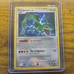 Rayquaza LV.56 14/146 Holo Rare Pokemon Card DP Legends Awakened (Well Loved) - Image 1