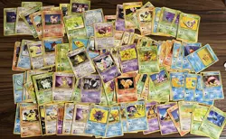 Pokemon Card Bulk Japanese Vintage Lot(150 cards: 123 Pokemon, 27 Trainer) - Image 1