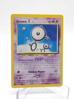 Unown [B] - 39/64 - Uncommon- Neo Revelation Pokemon Card Game Tcg Vintage - Image 1