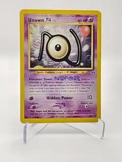 Unown [N] 50/75 Uncommon Neo Discovery Pokemon Card Game Tcg Vintage - Image 1