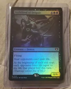 MTG English Archfiend of Despair NM Foil #0137 Commander Masters - Image 1