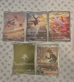 Pokemon TCG Surging Sparks IRs And SIR Lot Of 5 Cards Latias Ex 239/191 NM - Image 2