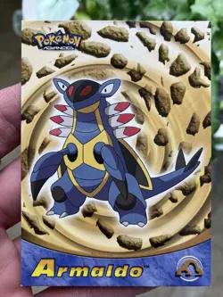 Pokemon Topps CHROME Armaldo #13 Advanced Series Holofoil Prism Rare Card - Image 1