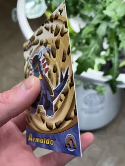 Pokemon Topps CHROME Armaldo #13 Advanced Series Holofoil Prism Rare Card - Image 2