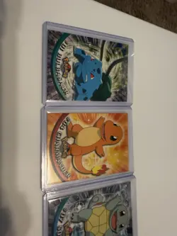 1999 Topps TV Animation Edition Pokemon Starter Set (4 cards) - Image 2