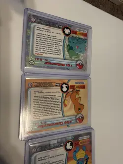 1999 Topps TV Animation Edition Pokemon Starter Set (4 cards) - Image 4