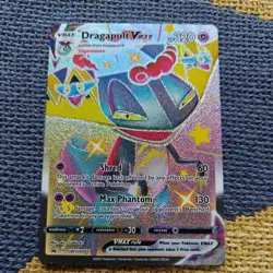 Pokemon Card Dragapult VMAX SWSH097 Black Star Promo Shining Fates NM - Image 1
