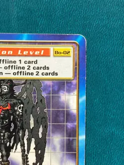 BO-02 Devimon Digimon Card Digi-Battle Series 1 1999 Bandai HP - Image 3