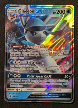 Glaceon GX - SM147 - Pokemon Sun & Moon Promo Ultra Rare Card NM - Image 1
