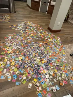 Huge Pokemon TCG Card Bulk Lot - 19ish lbs (~3,000 Cards) - Commons & Uncommons - Image 3