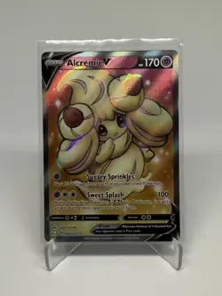Alcremie V 064/072 Shining Fates NM Full Art Ultra Rare Pokemon Card - Image 1