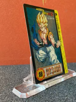 Bandai 1995 Dragon Ball Z Collectable CCG Prism Insert Card Gogeta 216 - Image 3
