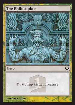 The Philosopher Light Play, English Magic the Gathering MTG Pre-Release Promos - Image 1
