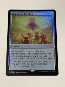 Banner of Kinship (FOIL) x1 - MTG Foundations FDN #127 - Image 1