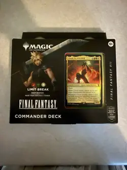 Magic the Gathering Final Fantasy VII Commander Deck Limit Break Cloud Sealed - Image 1