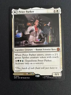 Magic The Gathering -Peter Parker - Regular Mythic #10 - Spider-Man Near Mint NM - Image 2