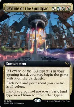 Leyline of the Guildpact EXTENDED ART Murders at Karlov Manor Magic MTG NM - Image 1