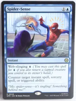 Spider-Sense [New, Near Mint] Rare {Spider-man MTG} - Image 1