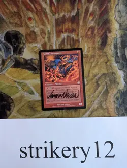 Grim Lavamancer - Torment - Signed by Jim Nelson - MTG - Image 1