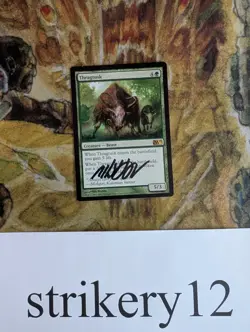 Thragtusk - M13 - Signed by Nils Hamm - MTG - Image 1