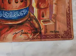 City of Brass Stitched MTG Play Mat 168/500 SIGNED Mark Tedin Wizards Magic - Image 2