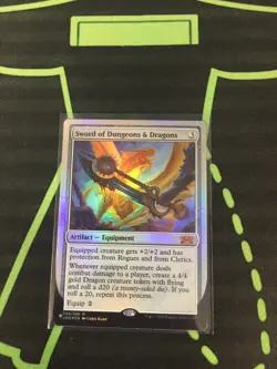 MTG Magic The Gathering Sword Of Dungeons & Dragons Foil DND - Image 1