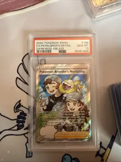 PSA 10 2020 Pokemon SWSH FA/PKMN. BRDR'S. NRTRG. Darkness Ablaze #188 - Image 1