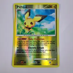Pokemon TCG Pichu Lv.8 45/100 Stormfront Uncommon Reverse Holo - Image 1