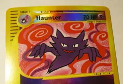 Pokemon TCG Expedition Base Set Haunter 80/165 Reverse Holo Card 2002 Played - Image 4