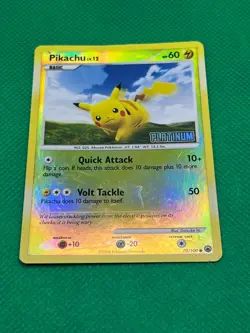 Pokemon Tcg Pikachu 70/100 Reverse Holo BK Promo Platinum Stamped - Image 2