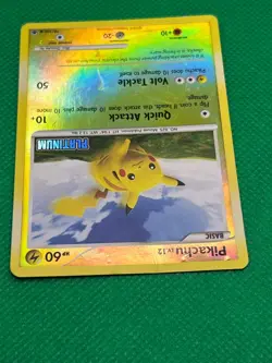 Pokemon Tcg Pikachu 70/100 Reverse Holo BK Promo Platinum Stamped - Image 3